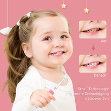 Lade das Bild in den Galerie-Viewer, Seago SG-513 Elektrische Zahnbürste Kinder Baby Kinderzahnbürste Elektrisch ab 0-3 Jahre mit LED Licht Smart Timer Babyzahnbürste Wasserdicht IPX7 Schallzahnbürste (Baby Rosa)
