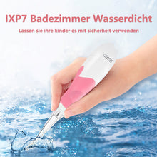 Lade das Bild in den Galerie-Viewer, Seago SG-513 Elektrische Zahnbürste Kinder Baby Kinderzahnbürste Elektrisch ab 0-3 Jahre mit LED Licht Smart Timer Babyzahnbürste Wasserdicht IPX7 Schallzahnbürste (Baby Rosa)
