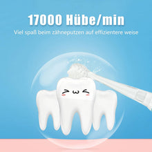 Lade das Bild in den Galerie-Viewer, Seago SG-513 Elektrische Zahnbürste Kinder Baby Kinderzahnbürste Elektrisch ab 0-3 Jahre mit LED Licht Smart Timer Babyzahnbürste Wasserdicht IPX7 Schallzahnbürste (Baby Blau)
