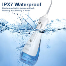 Load image into Gallery viewer, Seago Munddusche für den Zahnstrahl, tragbar, professionell, DIY Modi, IPX7 wasserdicht, 5 Düsen, USB, wiederaufladbar, Zahnstrahl für Zuhause und Reisen
