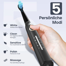 Load image into Gallery viewer, Seago Electric Toothbrush, Rechargeable Power Toothbrush with 8 Brush Heads, 40,000 VPM, 5 Cleaning Modes with Teeth Whitening, 30 Days Battery Life - Ideal for Adults &amp; Kids, SG-958(Black)
